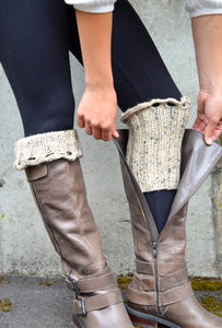 Boot Cuffs ~ THE WILLAMETTES~ in Oatmeal