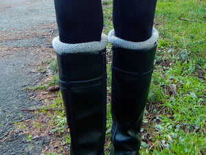 Boot Cuffs ~  THE OWYHEE ~ in Gray