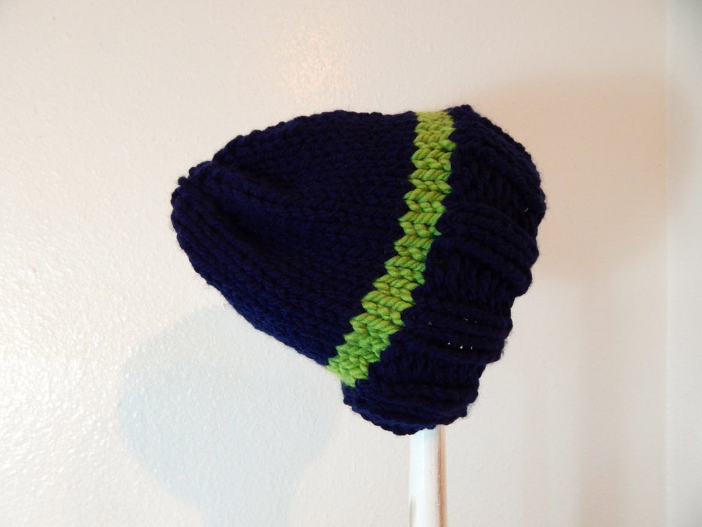 Seattle Seahawks Colors Hat in Navy and Action Green